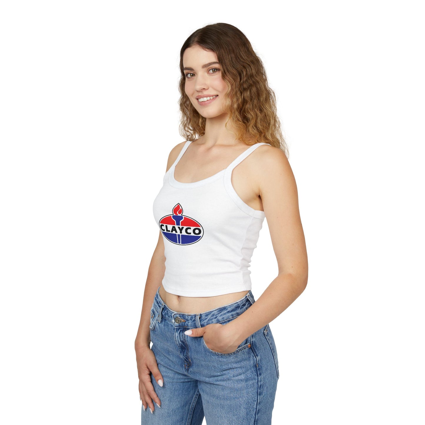 CLAYCO Women's Spaghetti Strap Tank Top - Stylish Summer Essential