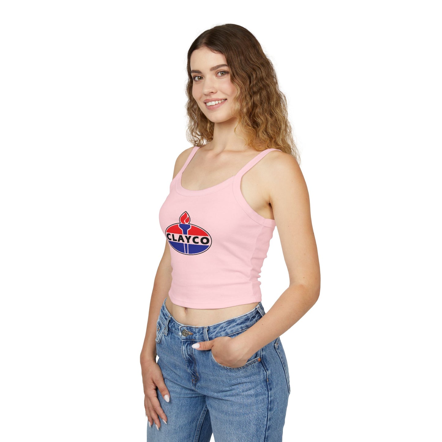 CLAYCO Women's Spaghetti Strap Tank Top - Stylish Summer Essential