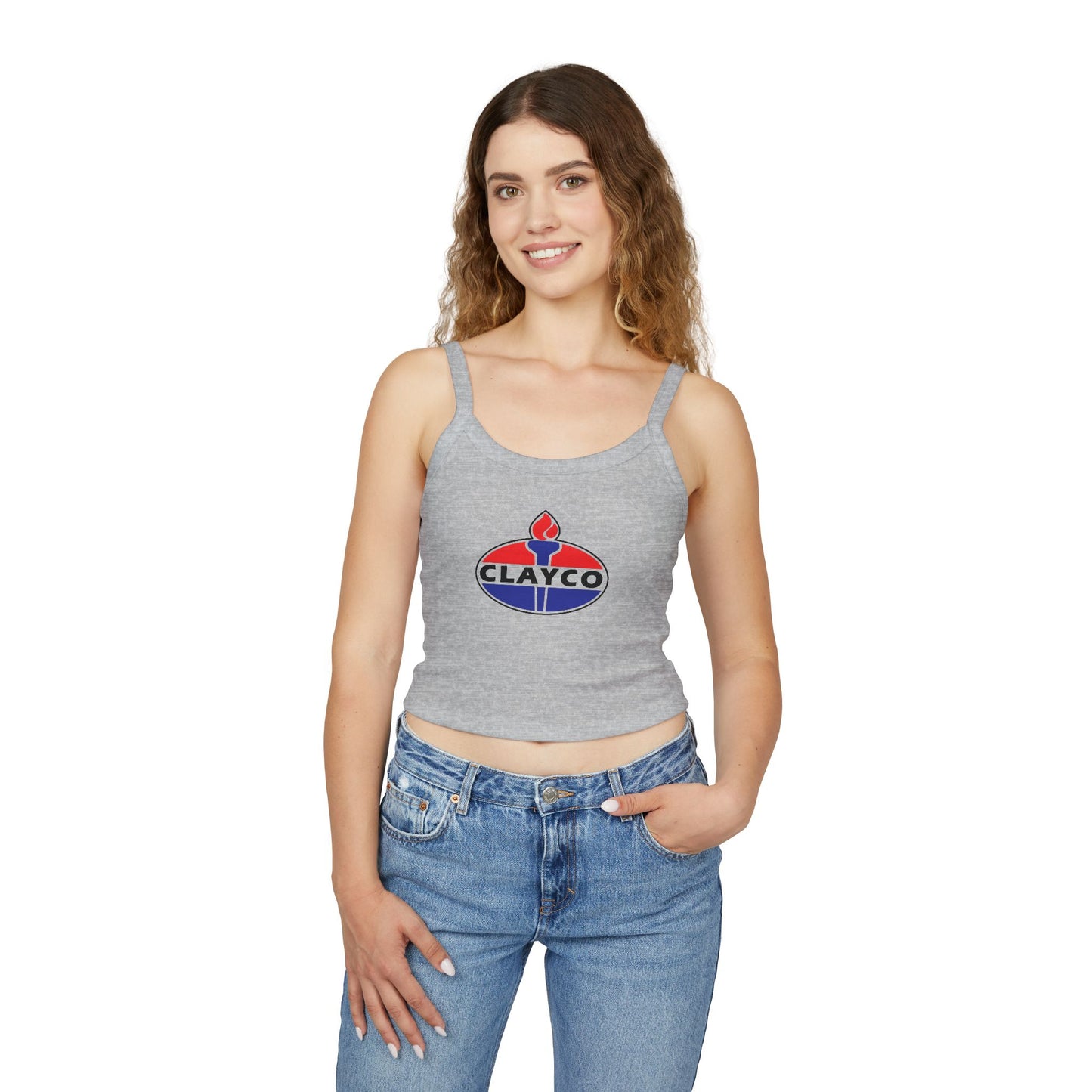 CLAYCO Women's Spaghetti Strap Tank Top - Stylish Summer Essential