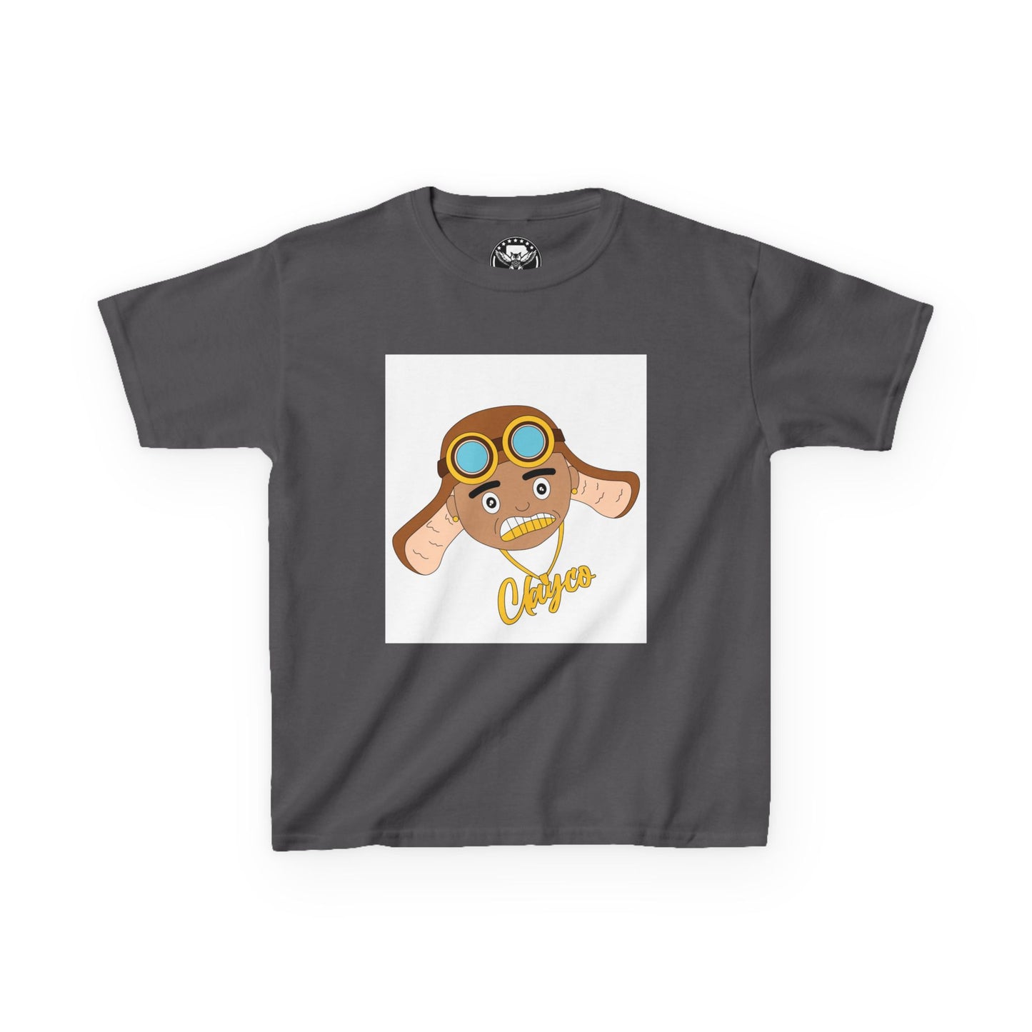 Kids Aviator T-Shirt with Fun Cartoon Design
