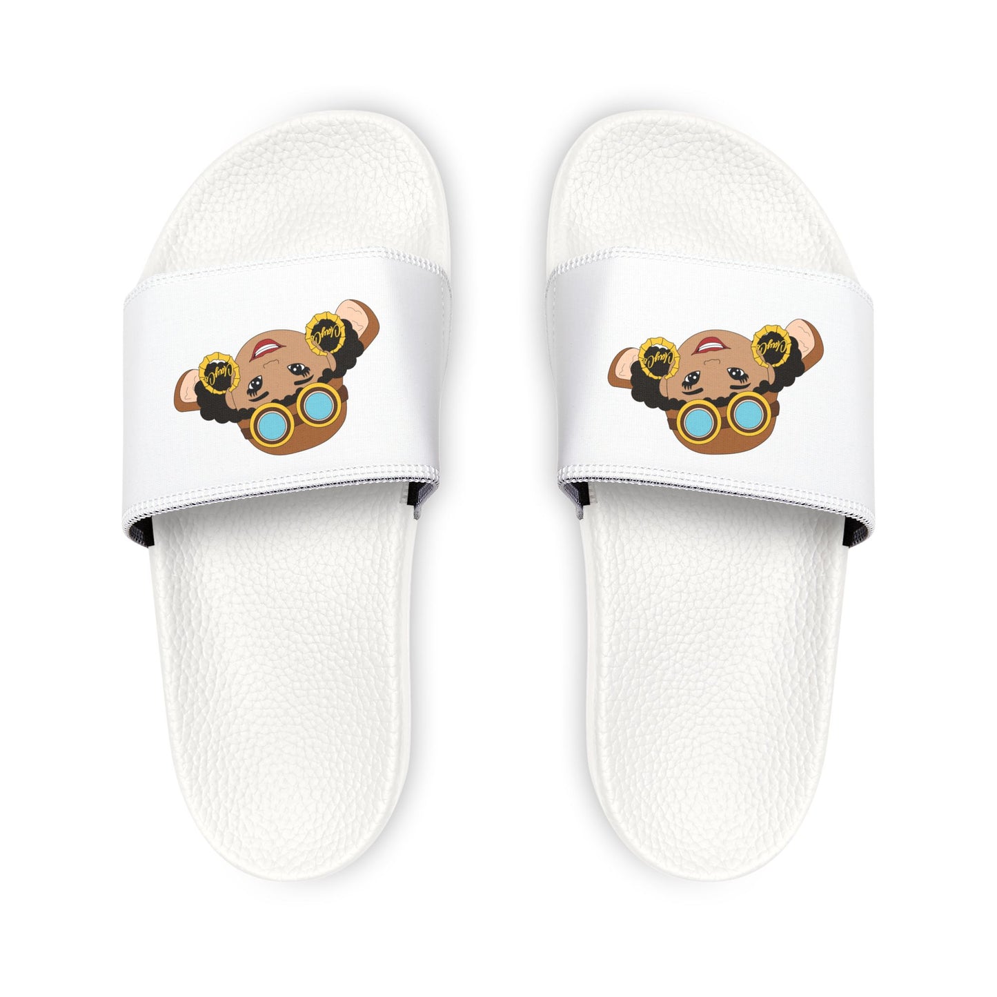 Youth Removable-Strap Sandals with Playful Cartoon Design
