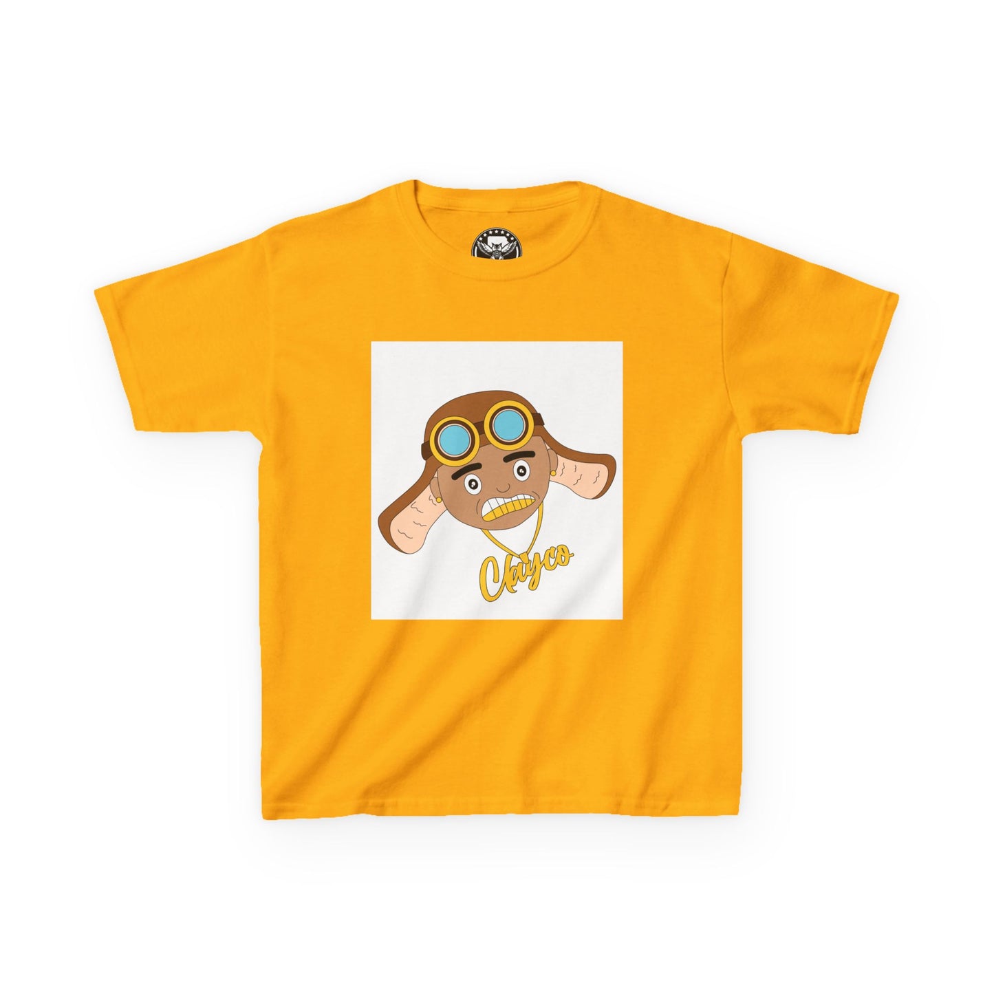 Kids Aviator T-Shirt with Fun Cartoon Design