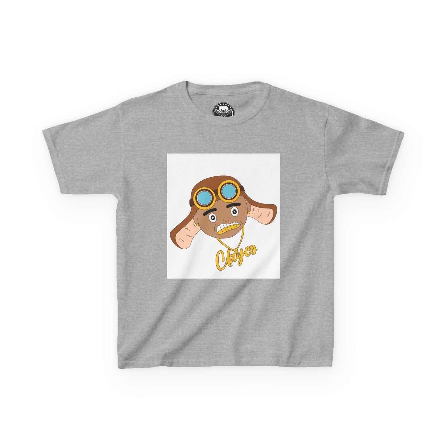 Kids Aviator T-Shirt with Fun Cartoon Design