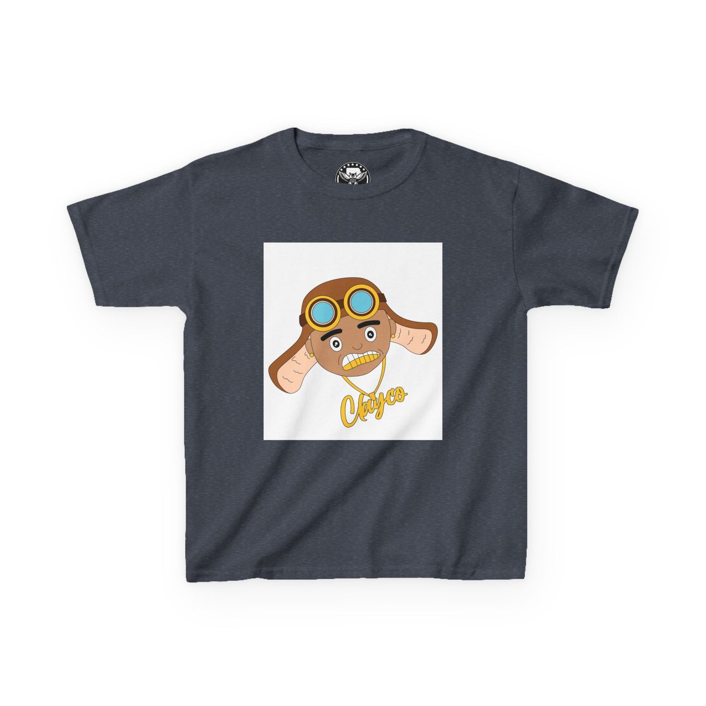 Kids Aviator T-Shirt with Fun Cartoon Design