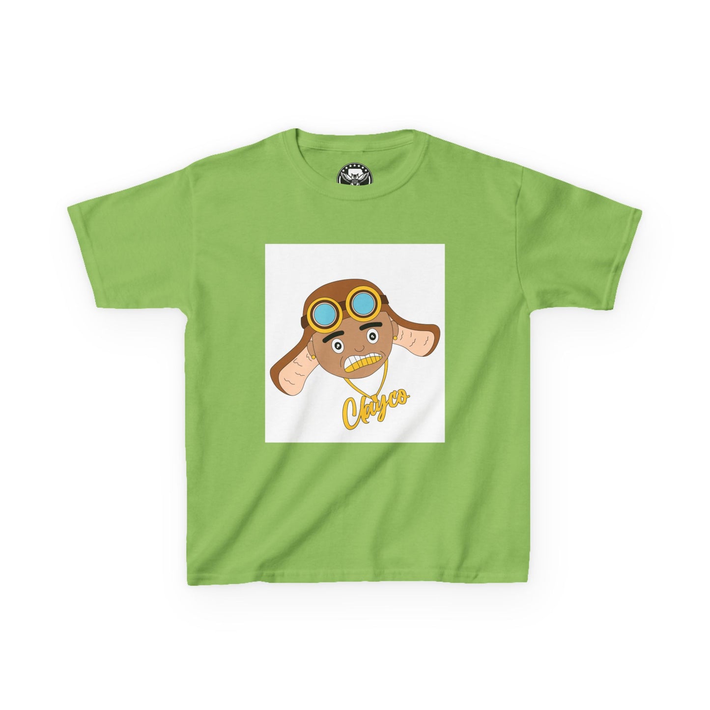 Kids Aviator T-Shirt with Fun Cartoon Design