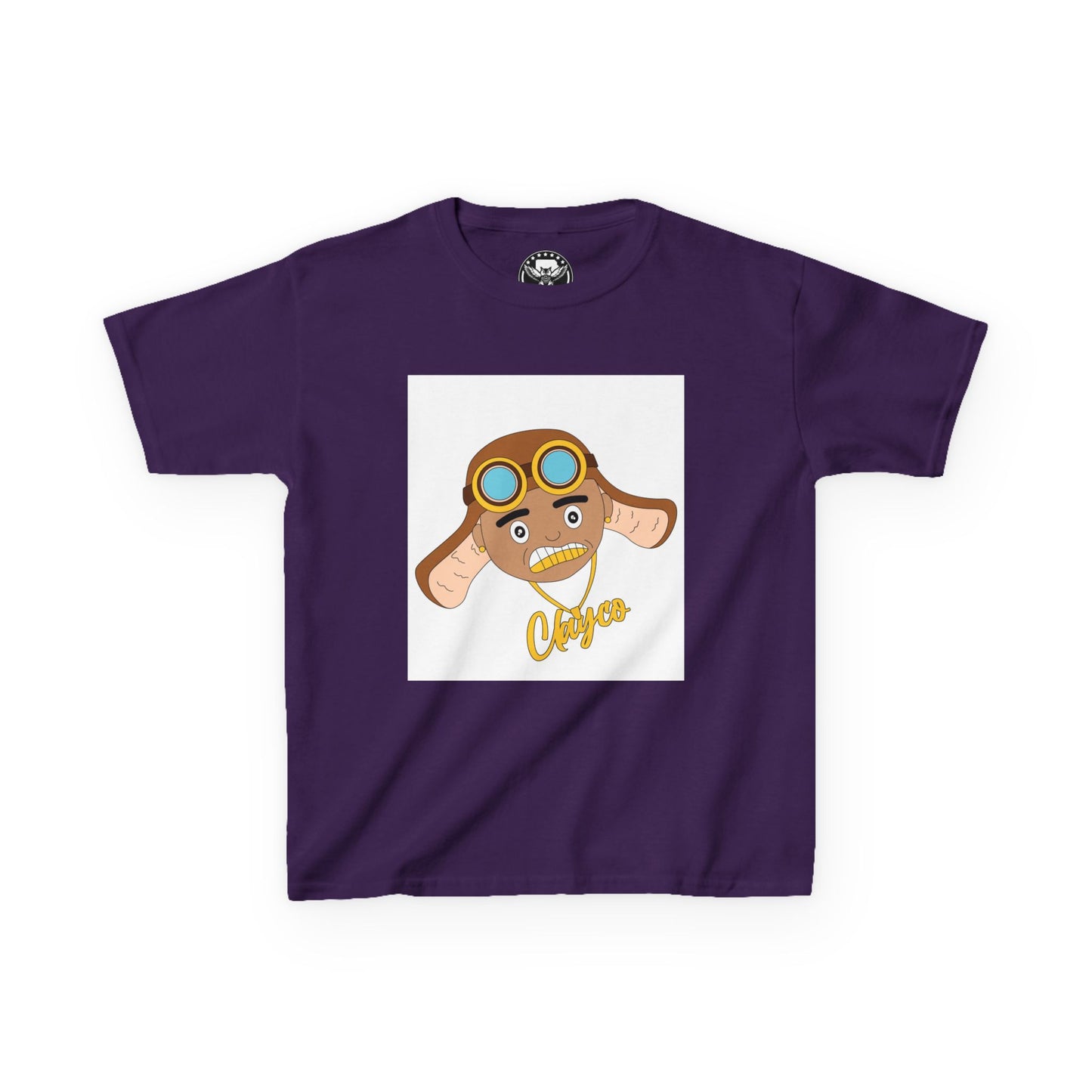 Kids Aviator T-Shirt with Fun Cartoon Design