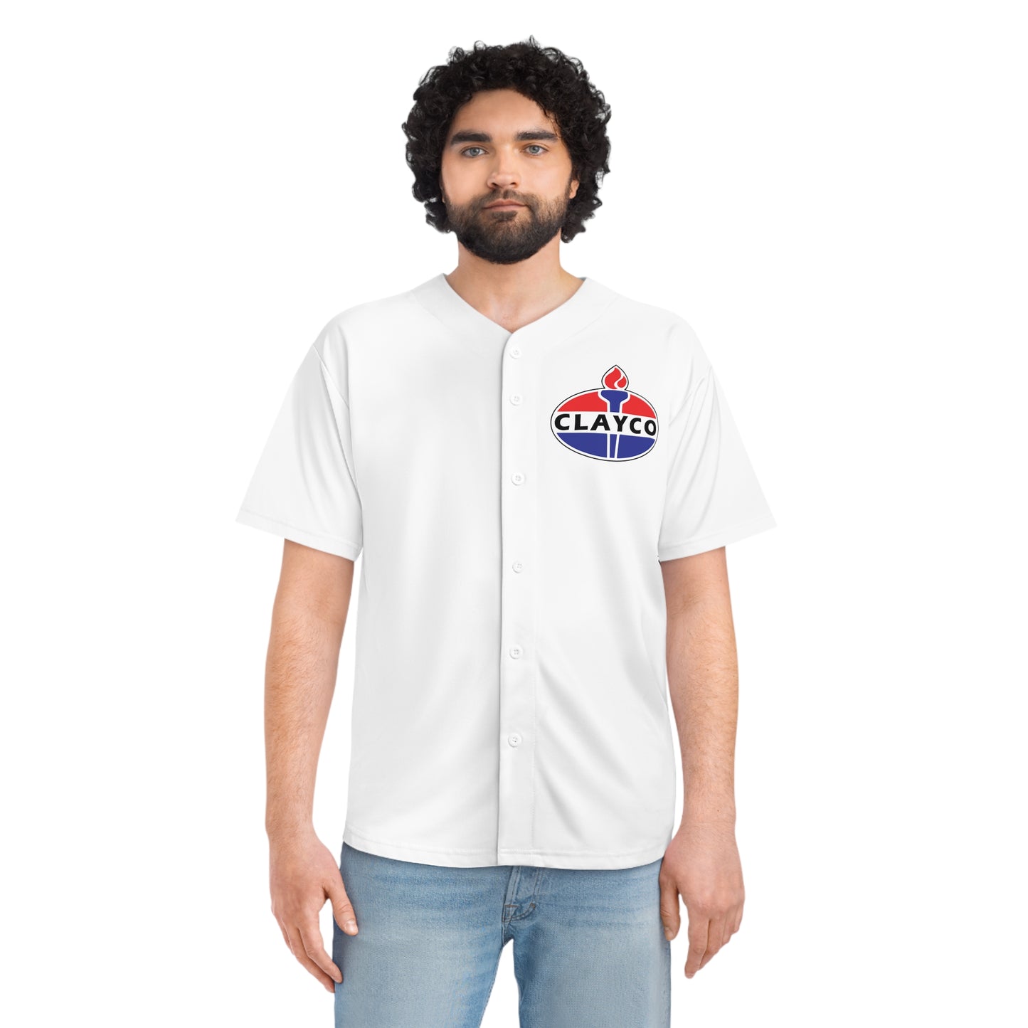 Vintage Clayco Men's Baseball Jersey - Classic Sportswear for Game Day