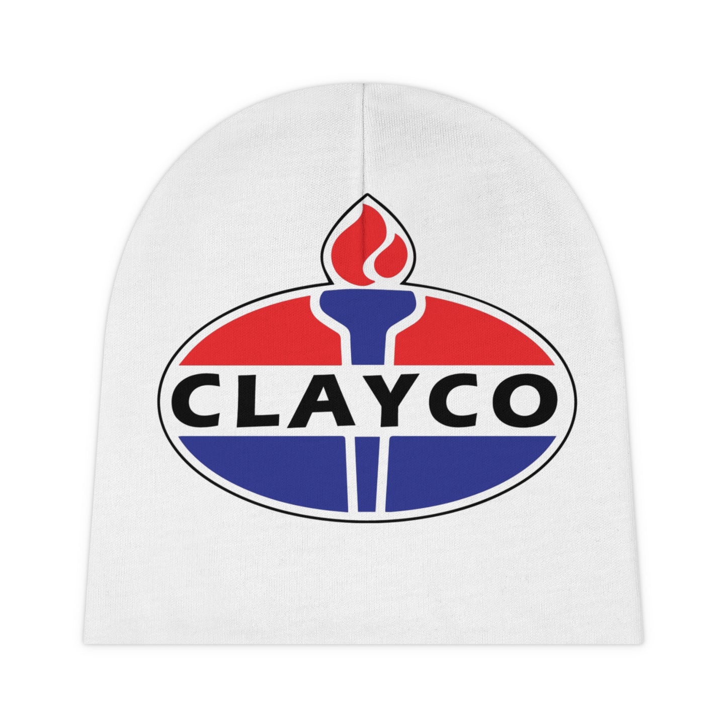 Clayco Logo Baby Beanie - Trendy Infant Hat for Cool Babies
