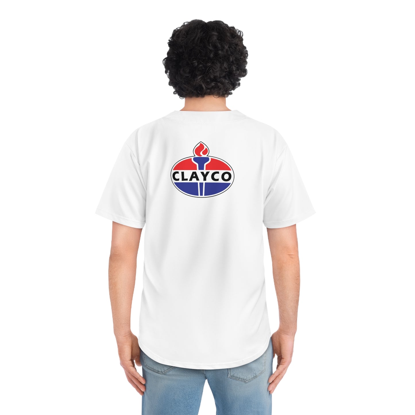 Vintage Clayco Men's Baseball Jersey - Classic Sportswear for Game Day