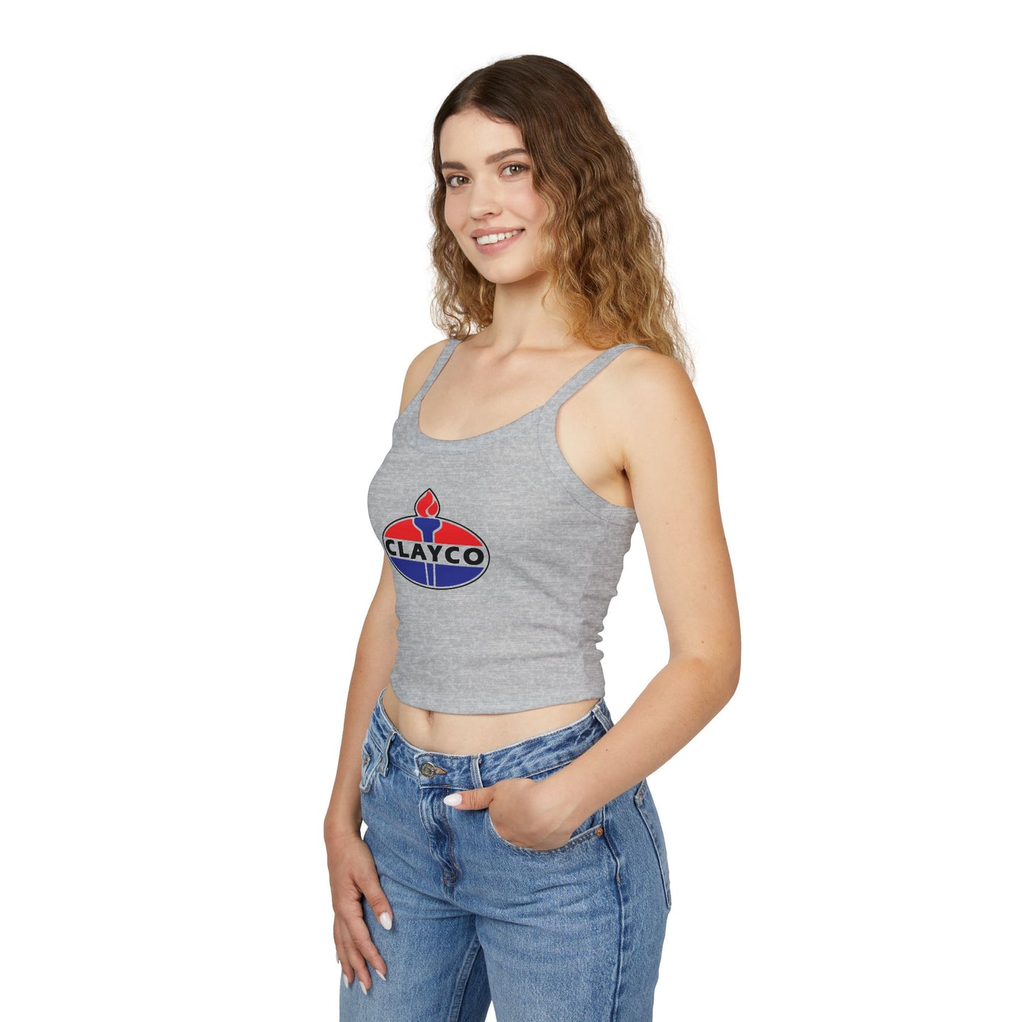 CLAYCO Women's Spaghetti Strap Tank Top - Stylish Summer Essential
