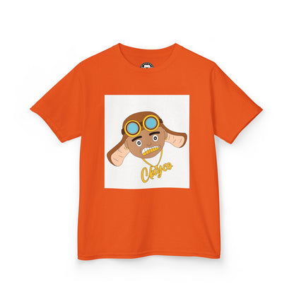 Kids Aviator T-Shirt with Fun Cartoon Design