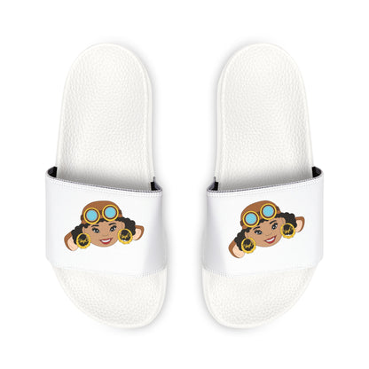 Youth Removable-Strap Sandals with Playful Cartoon Design