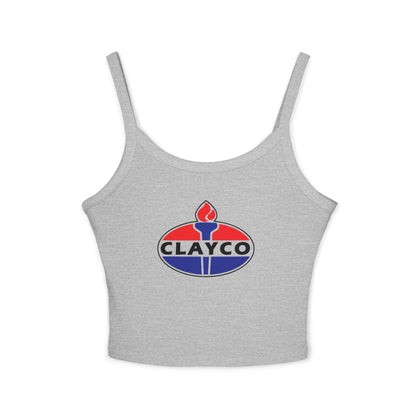 CLAYCO Women's Spaghetti Strap Tank Top - Stylish Summer Essential