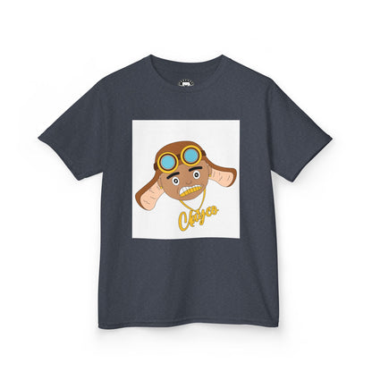 Kids Aviator T-Shirt with Fun Cartoon Design