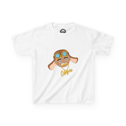 Kids Aviator T-Shirt with Fun Cartoon Design