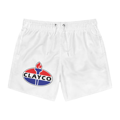 ClayCC Logo Swim Trunks - Stylish Beachwear for Summer Fun