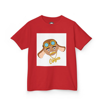 Kids Aviator T-Shirt with Fun Cartoon Design