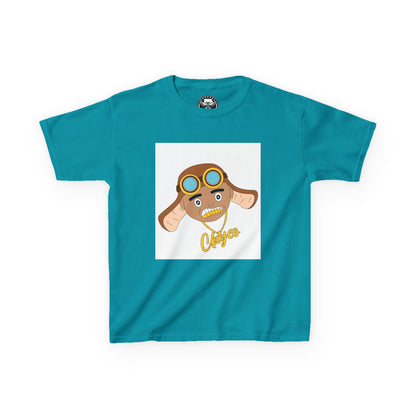 Kids Aviator T-Shirt with Fun Cartoon Design