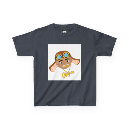 Kids Aviator T-Shirt with Fun Cartoon Design