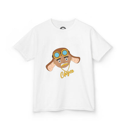 Kids Aviator T-Shirt with Fun Cartoon Design