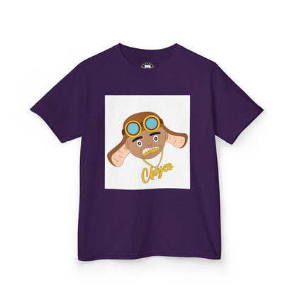 Kids Aviator T-Shirt with Fun Cartoon Design