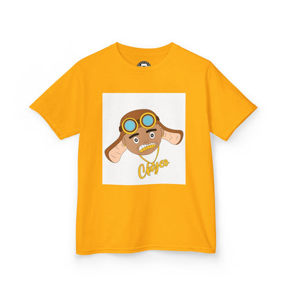 Kids Aviator T-Shirt with Fun Cartoon Design