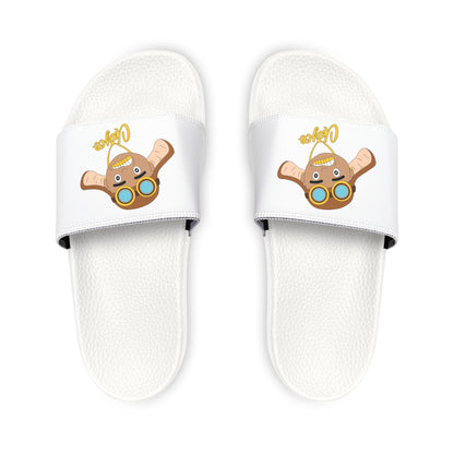 Youth Removable-Strap Fun Gingerbread Sandals - Perfect for Summer Adventures!